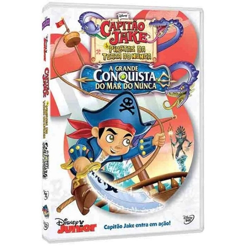 Clique Aqui para Comprar Disney DVD Jake a Grande COnsquista do Mar do Nunca